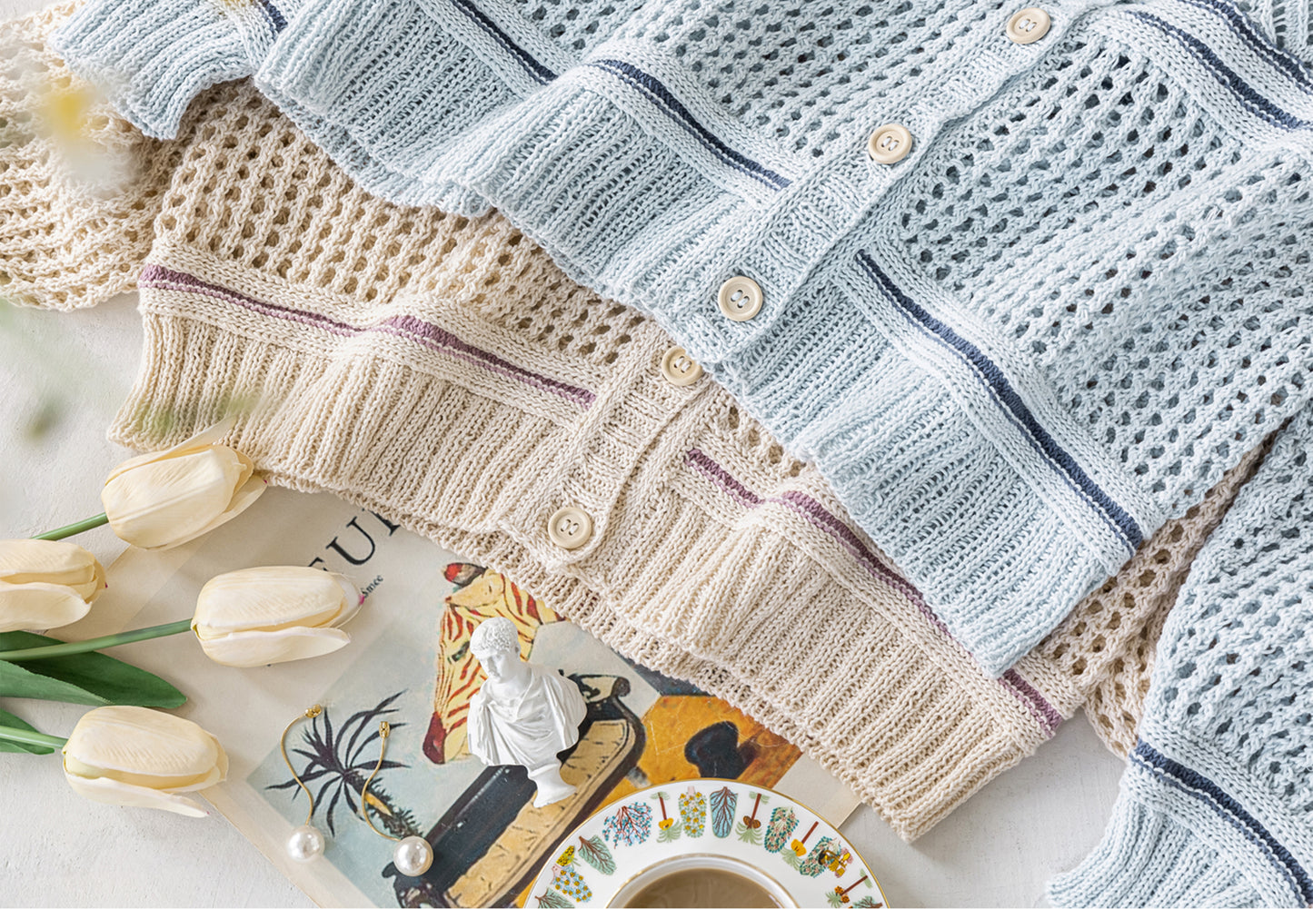 Breezy Hooded Cardigan Knit Pattern
