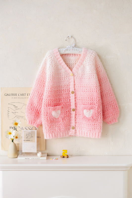 Star Moon Cardigan Crochet Pattern