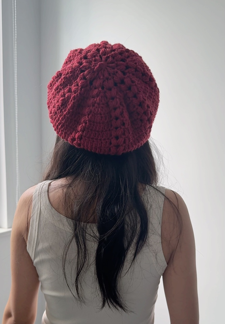 Easy Crochet Beret Crochet Pattern