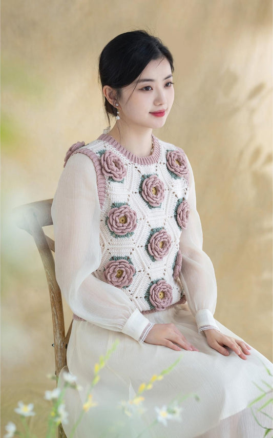 Vera Vest Crochet Yarn Kit