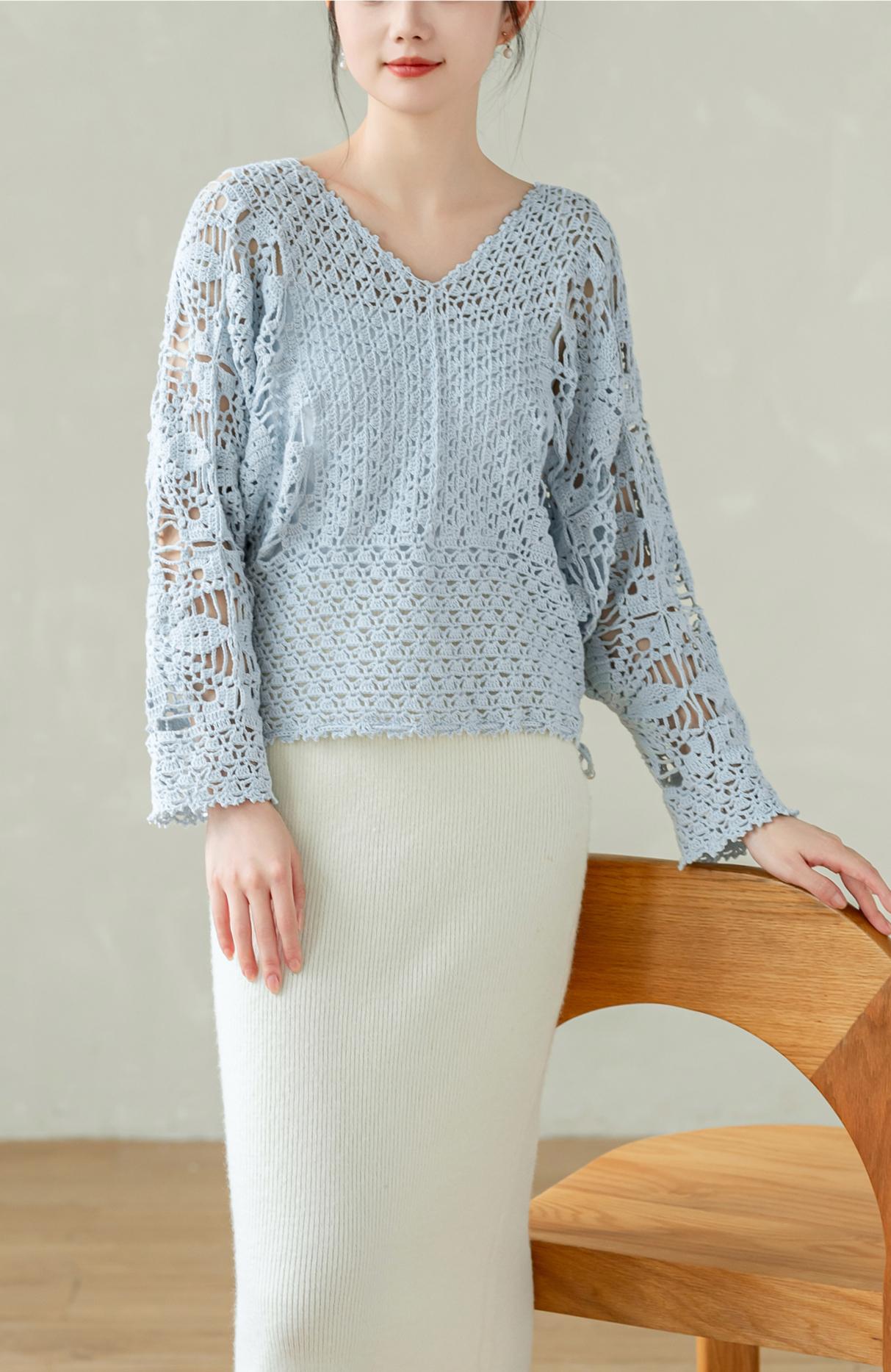 Phoebe Blouse Crochet Pattern