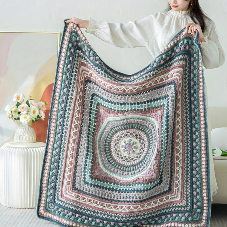 Creamy Cookie Blanket Crochet Pattern