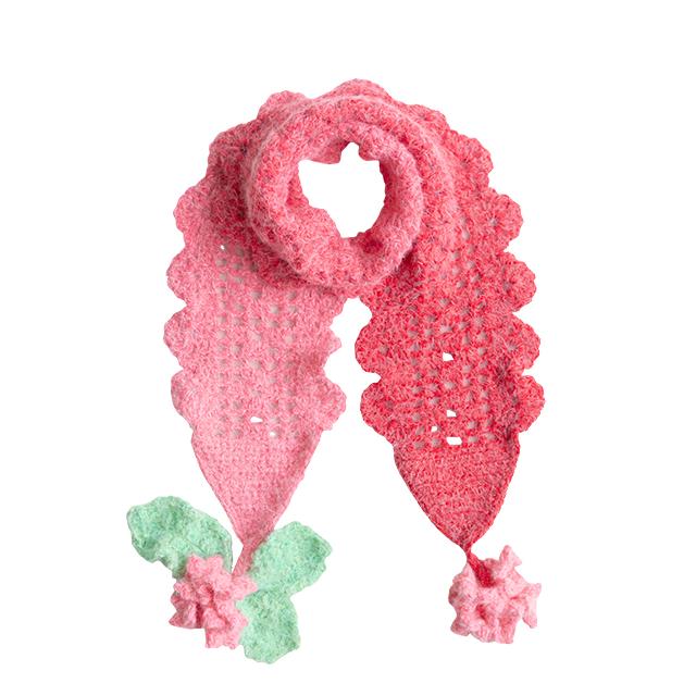 Hydrangea Scarf Crochet Kit
