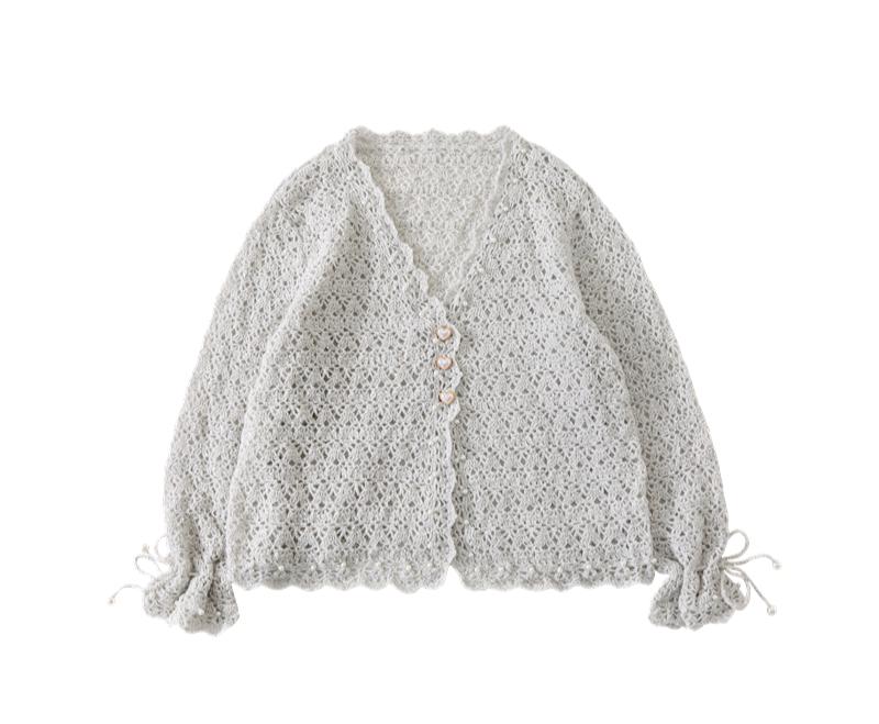 ComfortLace Cardigan Crochet Yarn Kit