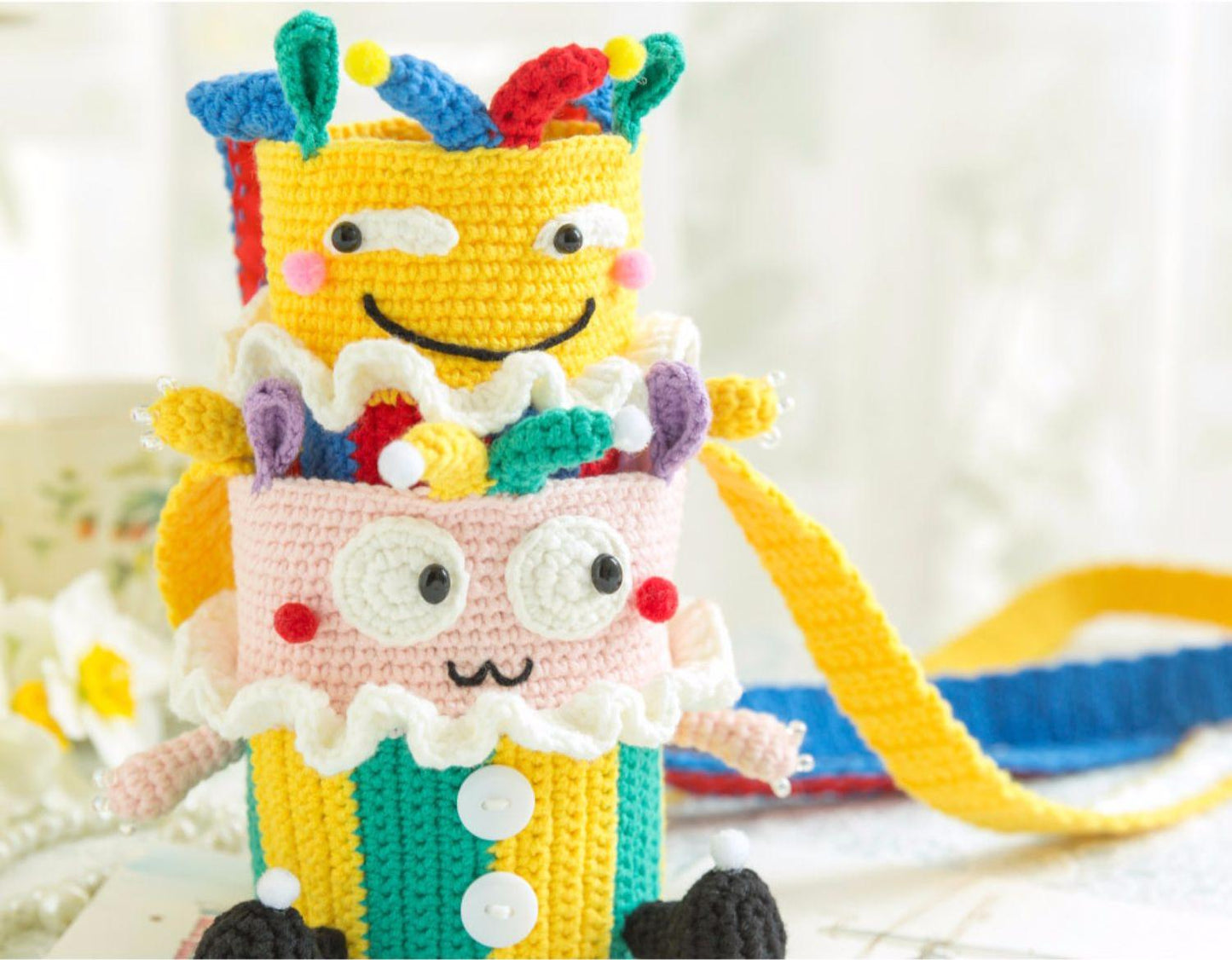 Cheerful Cup Cozy Crochet Kit