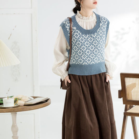 Argyle Vest Knit Pattern