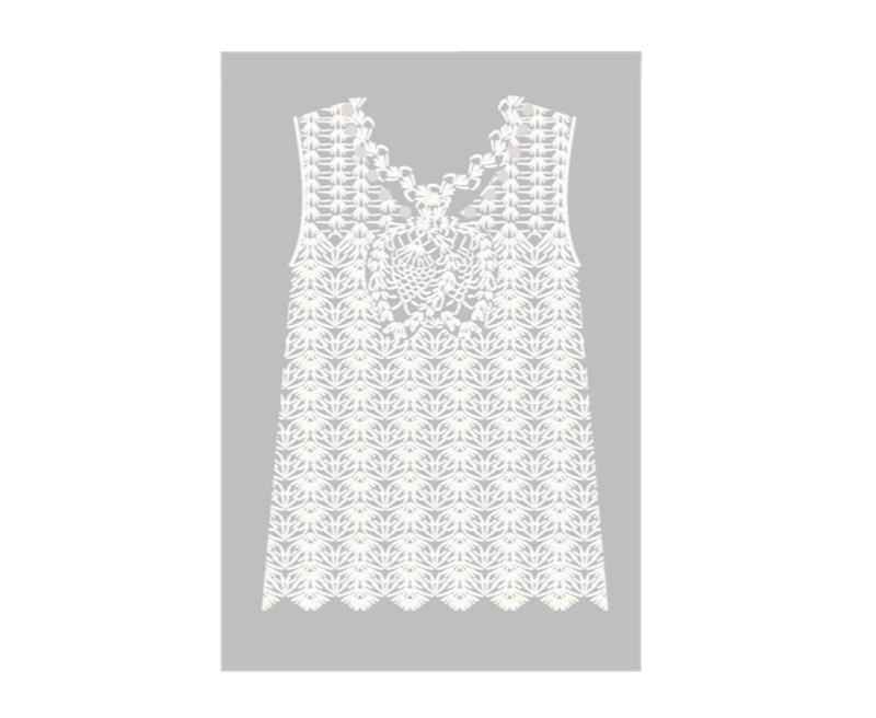 Pineapple Vest Crochet Kit
