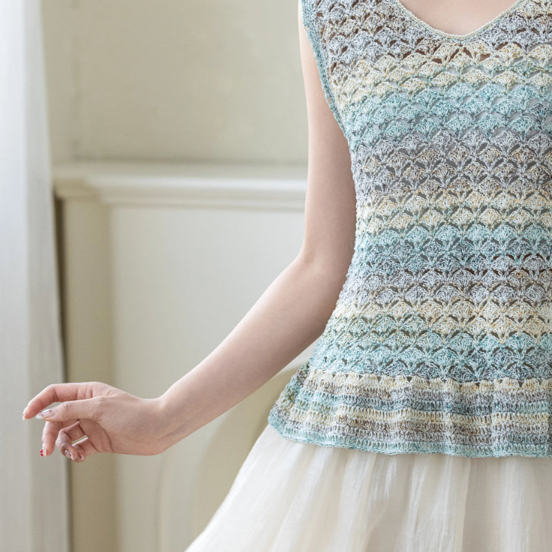 Feather Fan Top Crochet Pattern