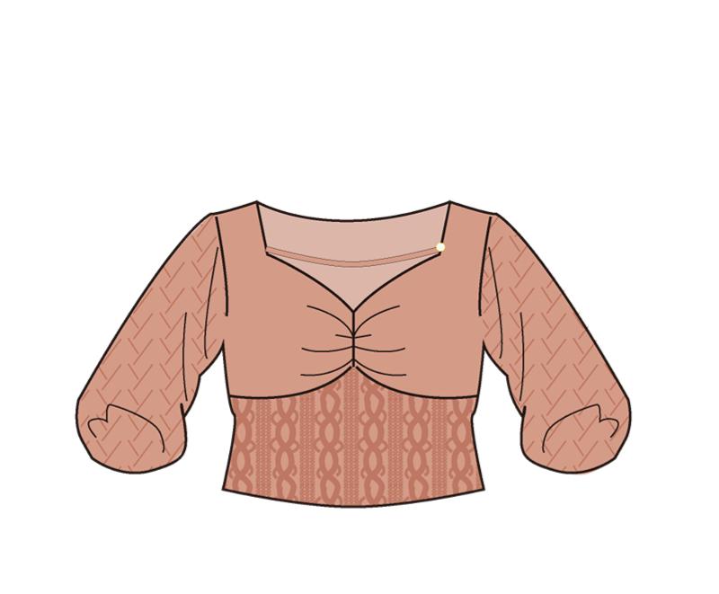 Jolie Blouse Knit Yarn Kit