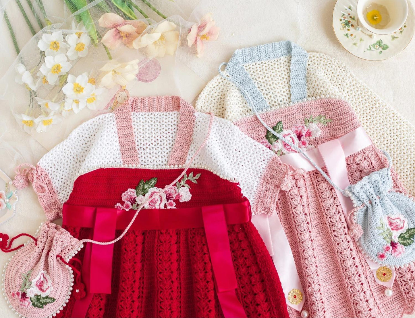 Floral Stream Ruqun Crochet Pattern