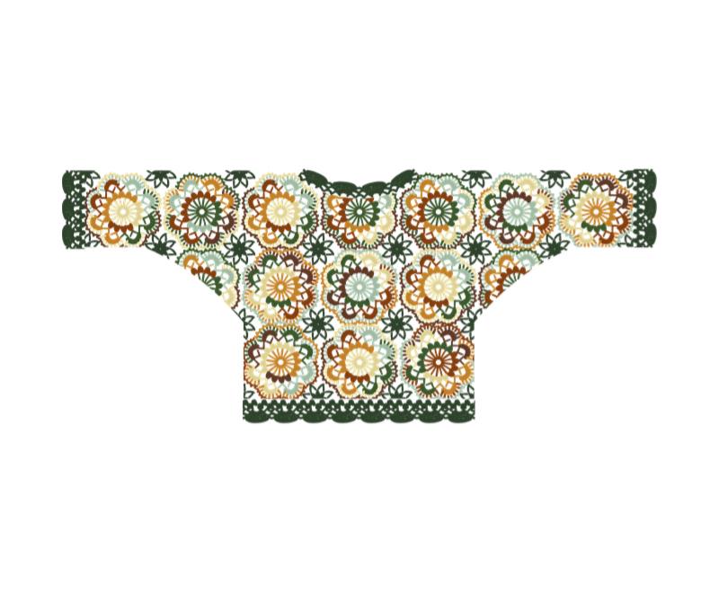 Yanko Pullover Crochet Kit
