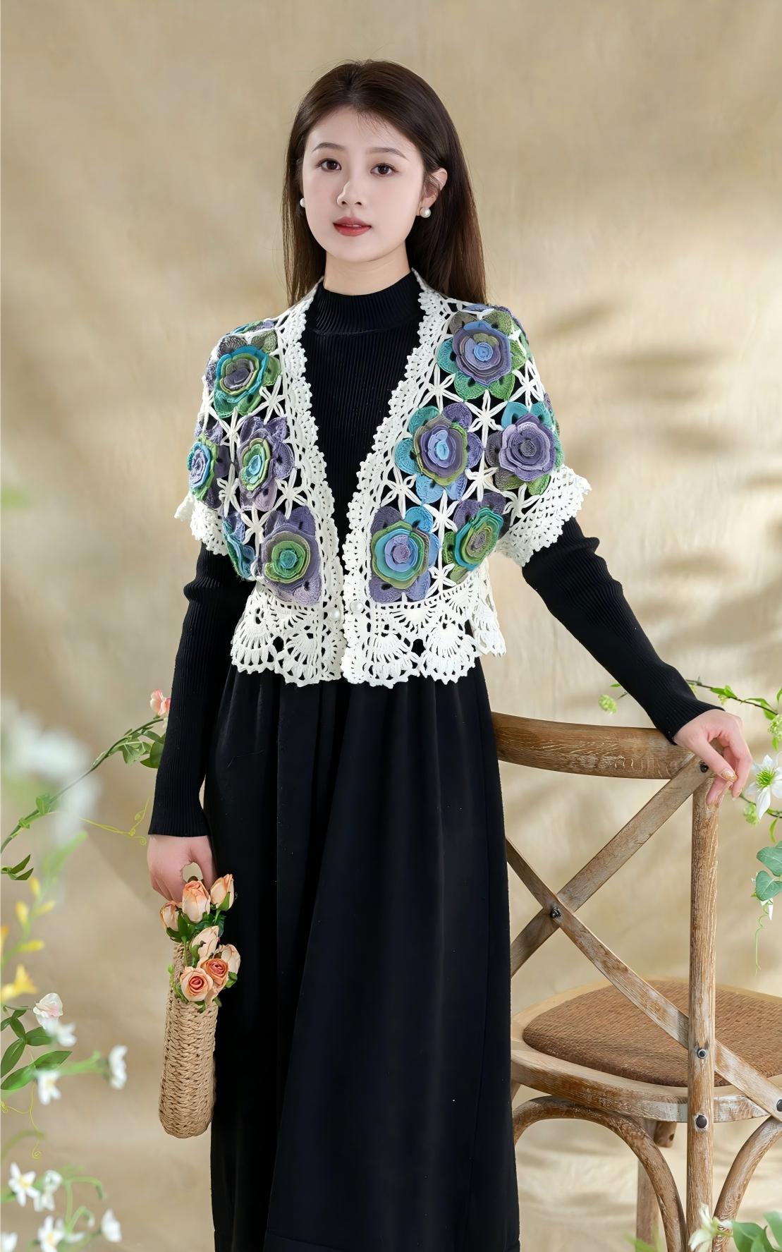 Daffodil Cardigan Crochet Pattern
