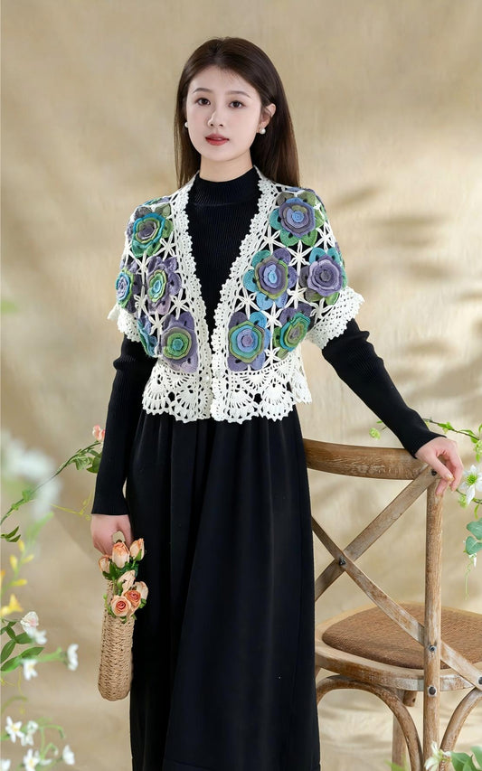 Daffodil Cardigan Crochet Kit