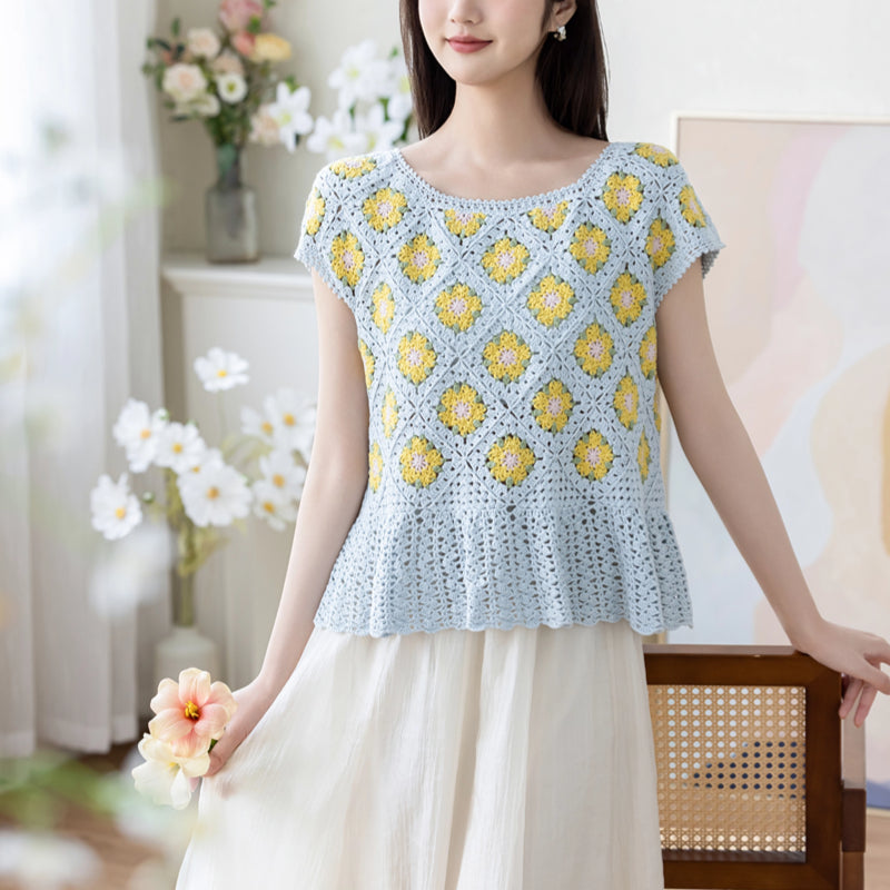 Cherry Blossom Top Crochet Pattern