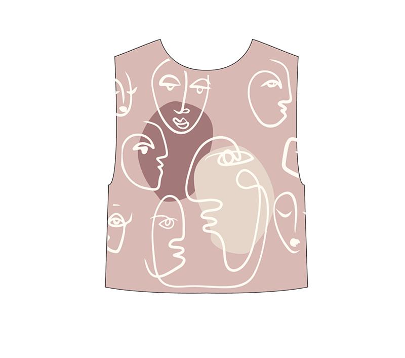 Picasso¡¯s Sketch Vest Knit Yarn Kit | Tribute to Art Series | Susan's Family