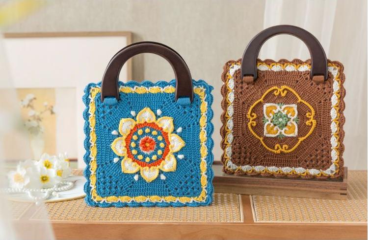 Lotus Ruyi Bag Crochet Yarn Kit