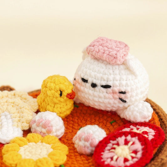 Kit de crochet pour boîte de rangement pour hotpot Kitty | La famille de Susan