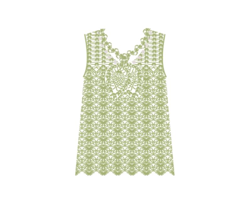 Pineapple Vest Crochet Kit