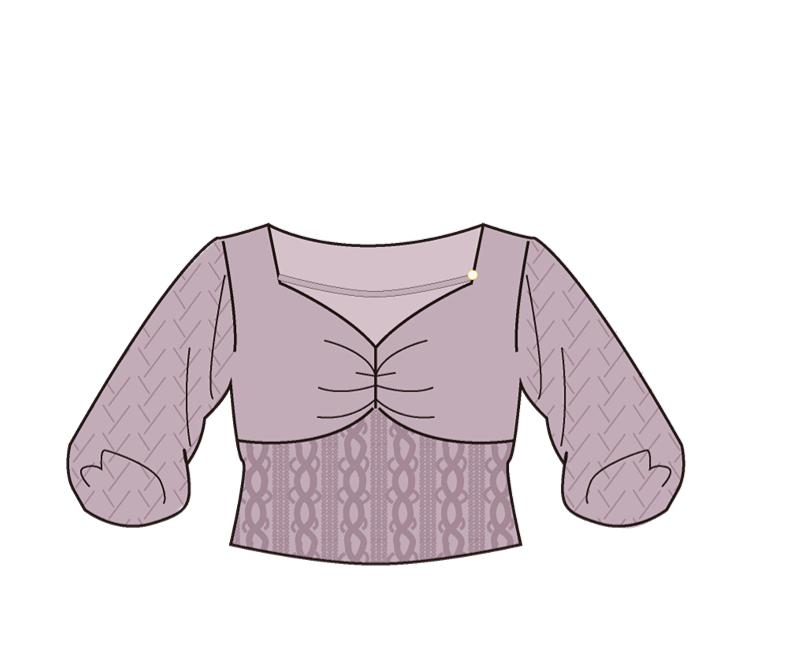 Jolie Blouse Knit Yarn Kit