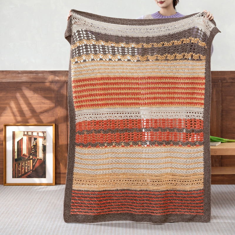 Wood Fog Blanket Crochet Pattern