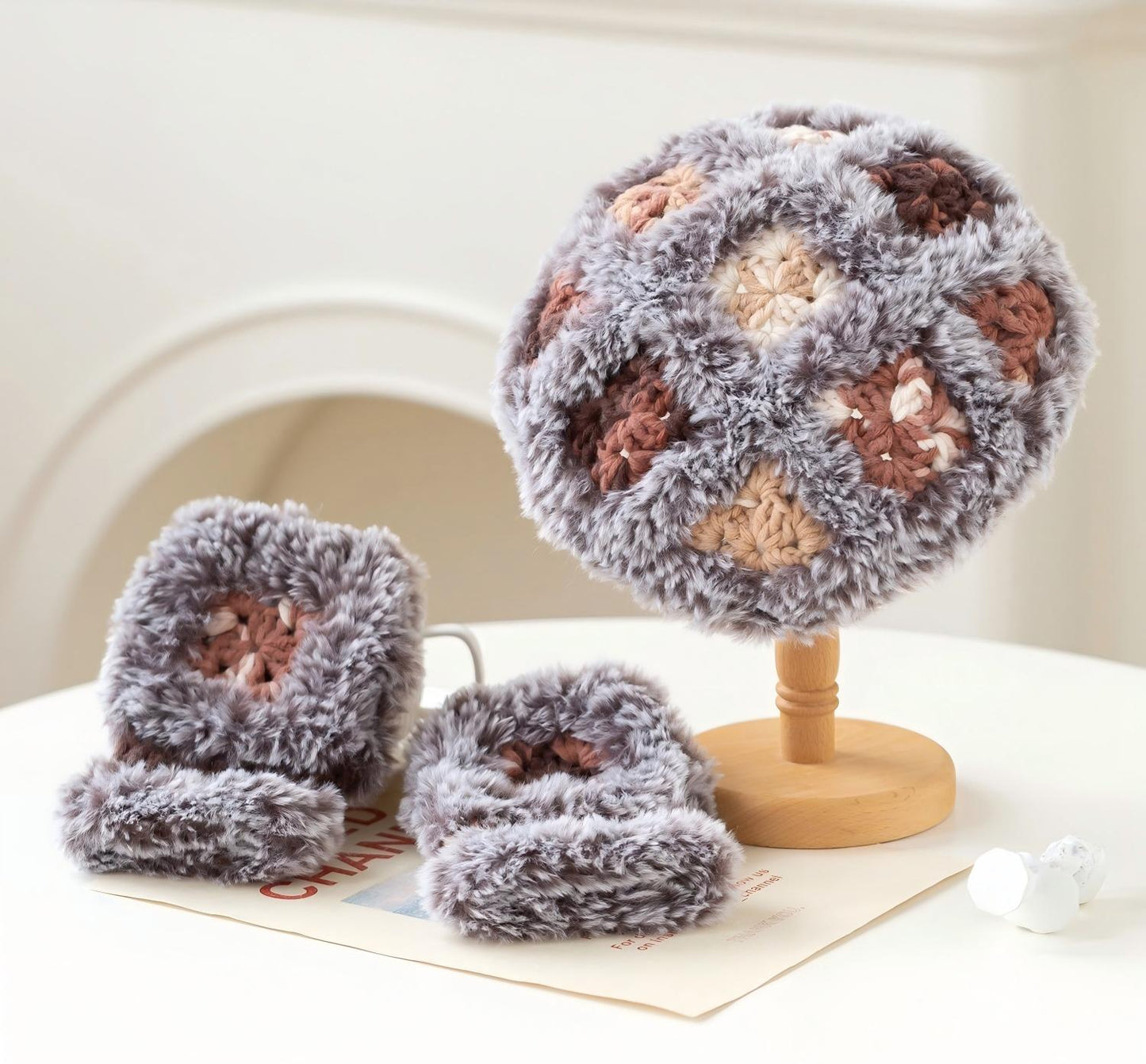 Colorful Grid Set Crochet Pattern