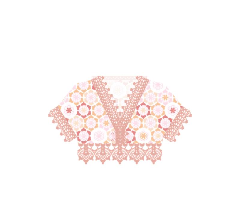 Yili Cardigan Crochet Yarn Kit