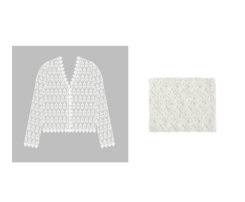 ComfortLace Cardigan Crochet Yarn Kit