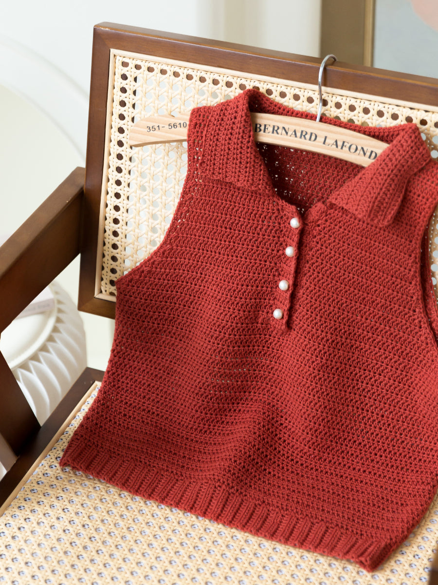 HongKong Times Vest Crochet Yarn Kit