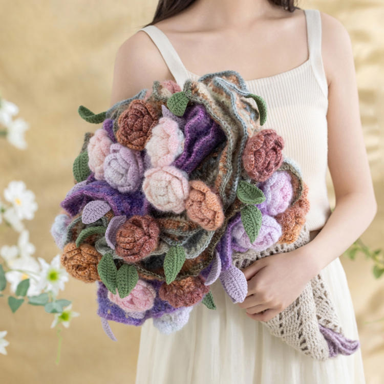 Heartfelt Bouquet Shawl Crochet Pattern