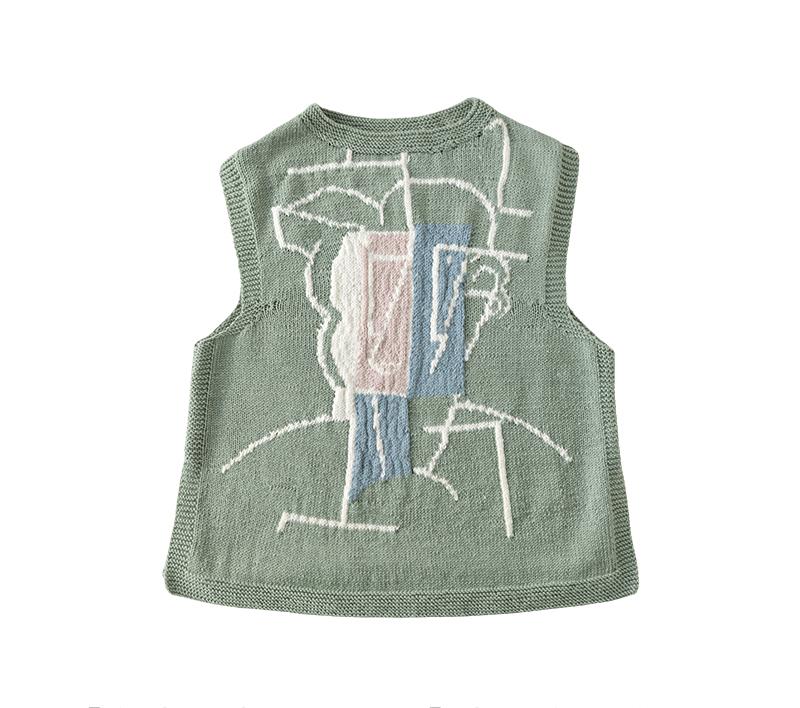 Picasso¡¯s Sketch Vest Knit Yarn Kit | Tribute to Art Series | Susan's Family