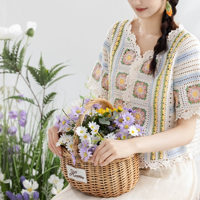 Spring Flower Cardigan Crochet Pattern