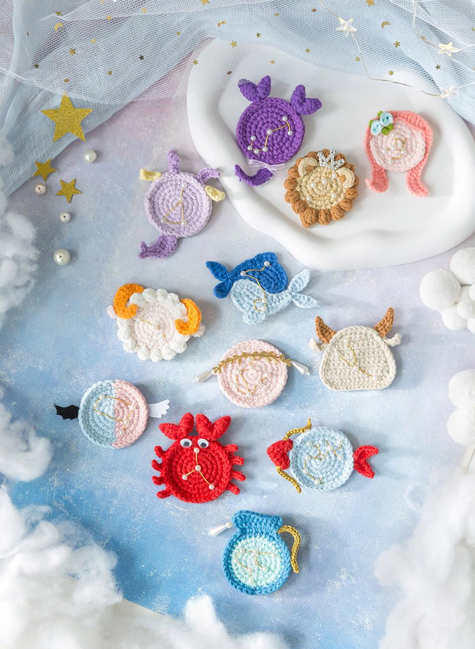 Constellation Hair Pin Crochet Pattern