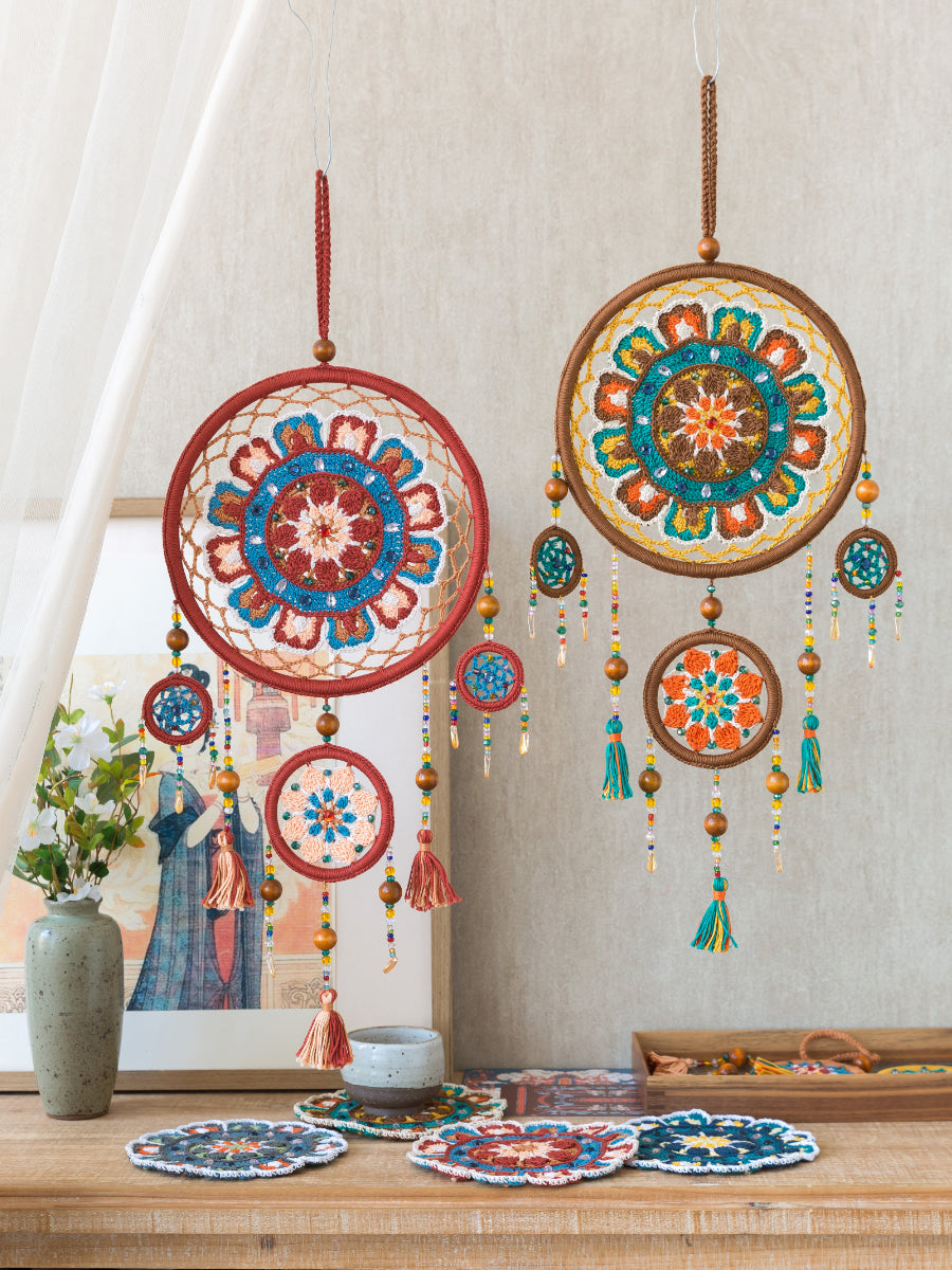Ethereal Guardian Dreamcatcher Crochet Yarn Kit