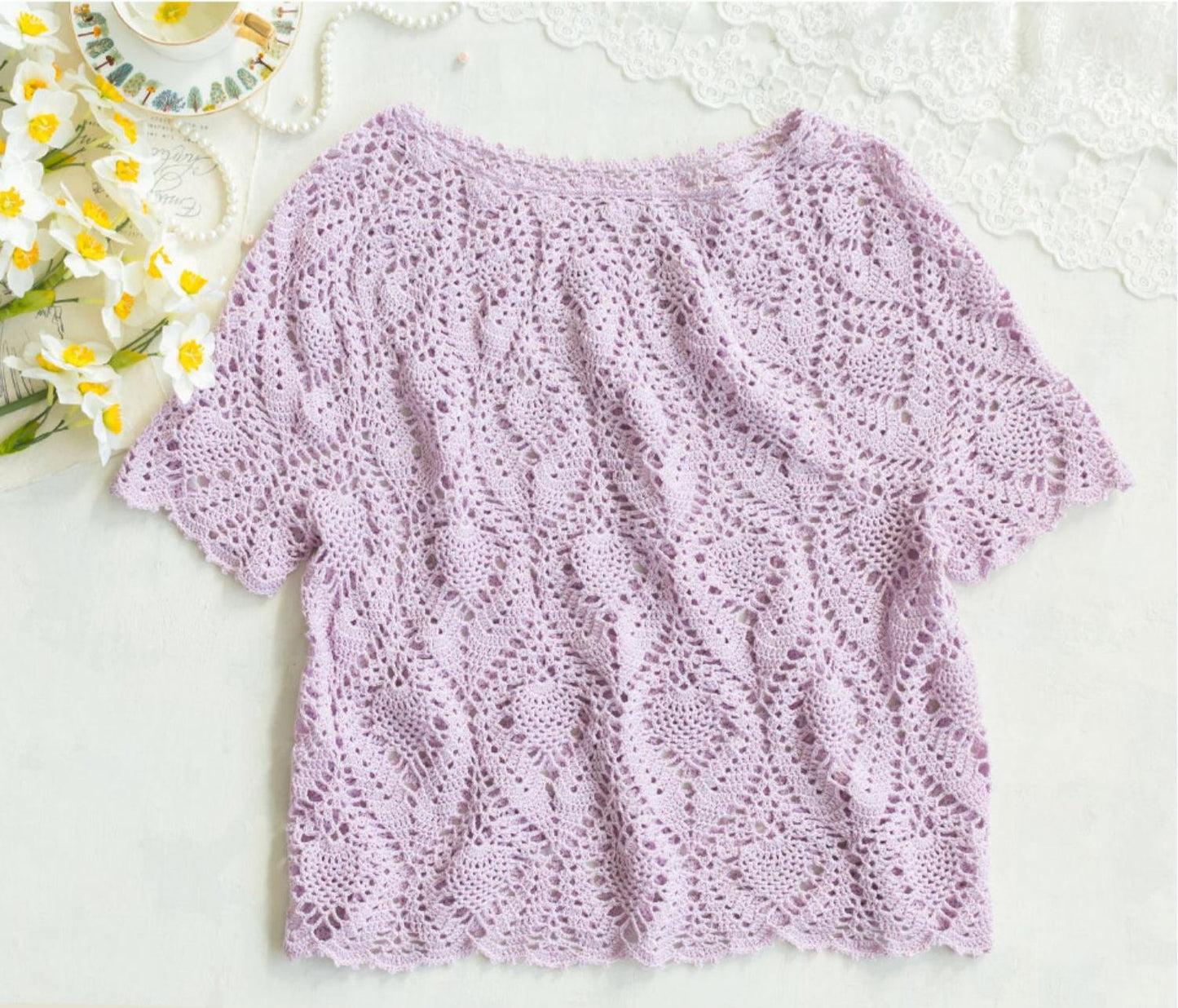 Peafowl Feather Dress Crochet Pattern