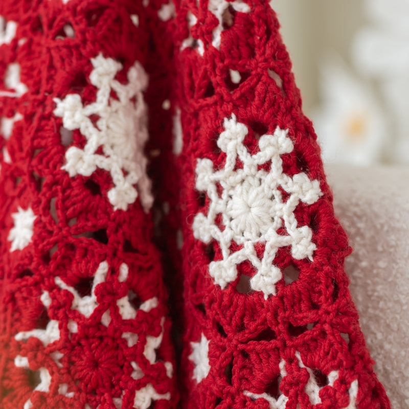 ❄Schneeflockenpullover❄ Häkelgarn-Set | Susan's Family