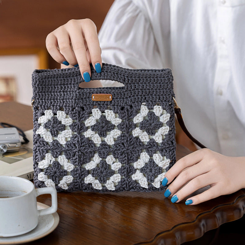 Granny Square Handbag Digital Crochet Patterm