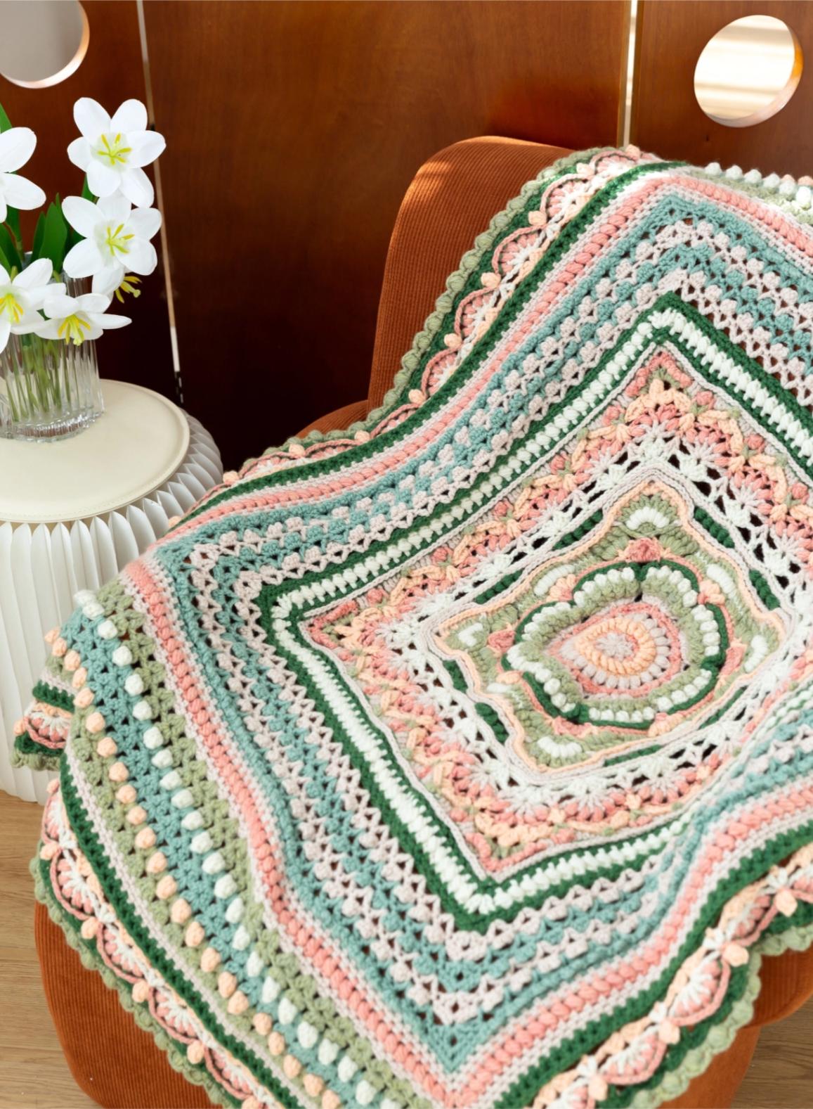 Creamy Mousse Blanket Crochet Pattern
