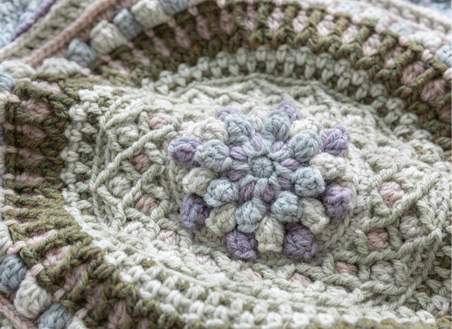 Creamy Cookie Blanket Crochet Pattern