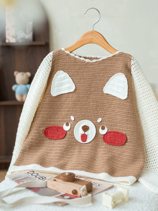 Kit de fil à crocheter pour pull adorable pour animaux de compagnie