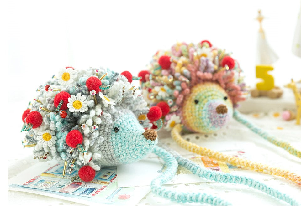 Hedgehog Pouch Crochet Kit