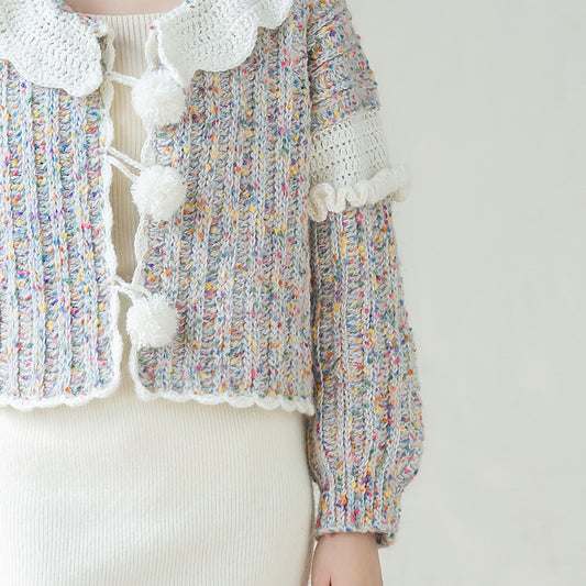 Modèle de cardigan au crochet Candy