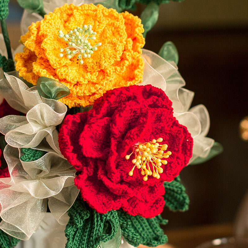 Chinese Peony Crochet Pattern