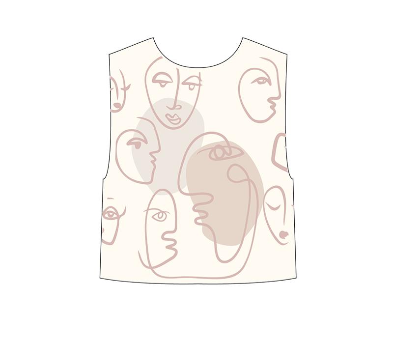 Picasso¡¯s Sketch Vest Knit Yarn Kit | Tribute to Art Series | Susan's Family