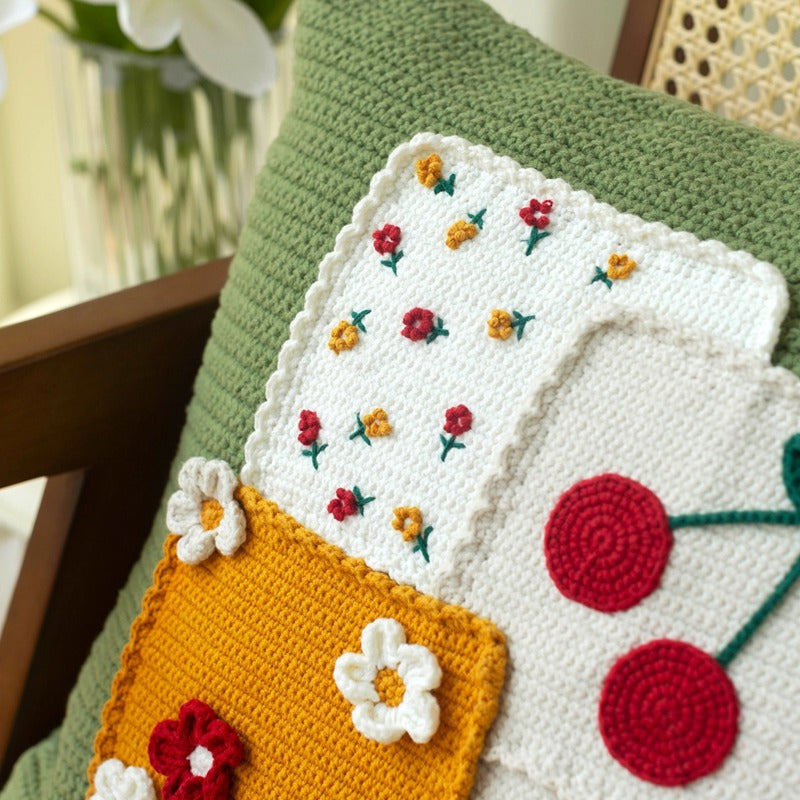 Ancient Fields Crochet Pillow Case Pattern