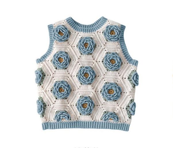 Vera Vest Crochet Yarn Kit