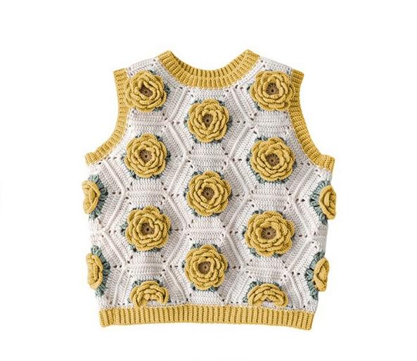Vera Vest Crochet Yarn Kit