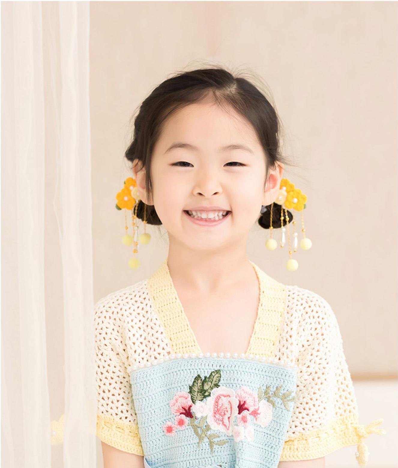 Blossom Hair Accessories Crochet Pattern