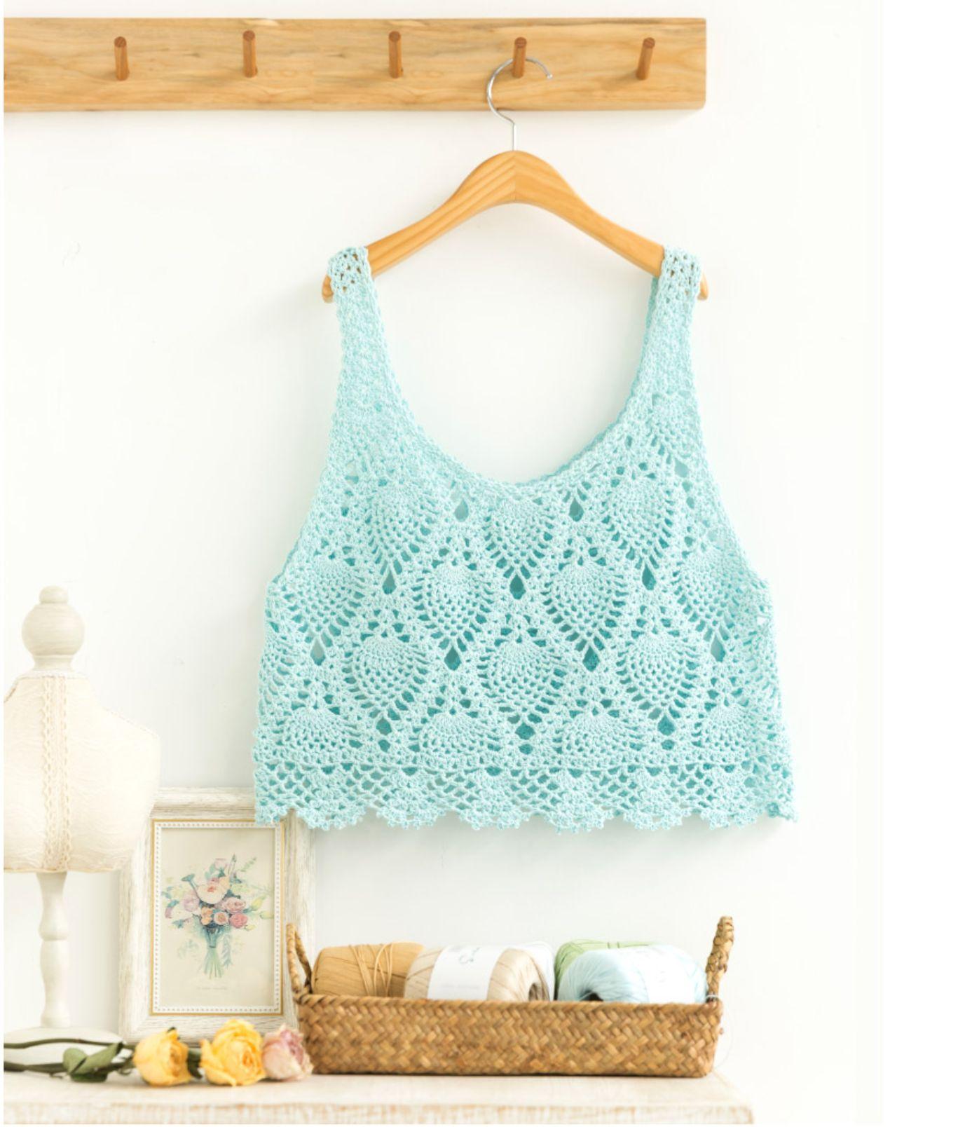 Pineapple Lace Camisole Crochet Kit