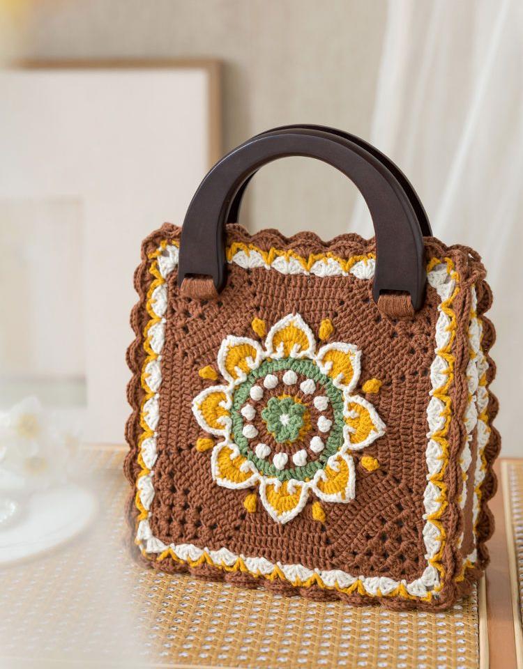 Lotus Ruyi Bag Crochet Yarn Kit