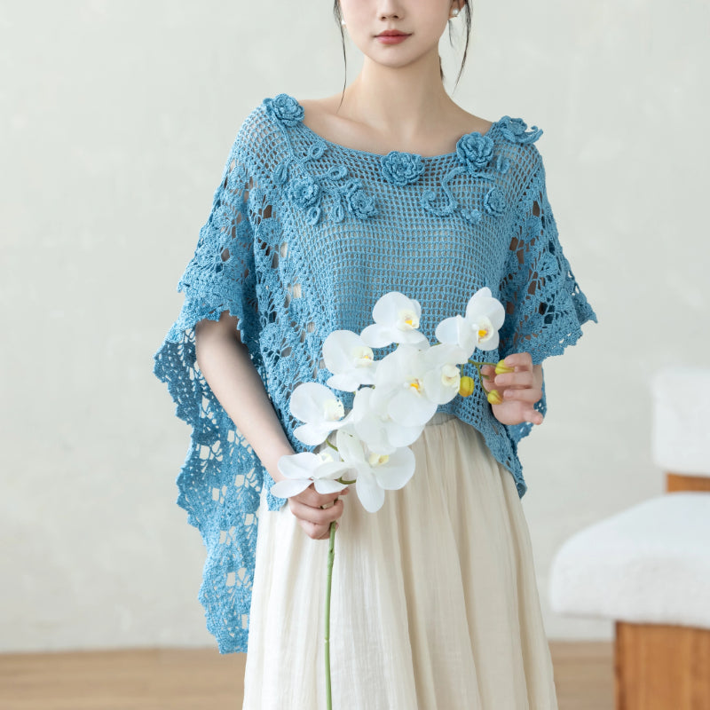 Floral Mist Pullover Crochet Pattern